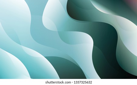 Template Abstract Background With Curves Lines. Design For Cover Page, Poster, Banner Of Websites. Vector Illustration.