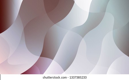 Template Abstract Background With Curves Lines. Design For Cover Page, Poster, Banner Of Websites. Vector Illustration.