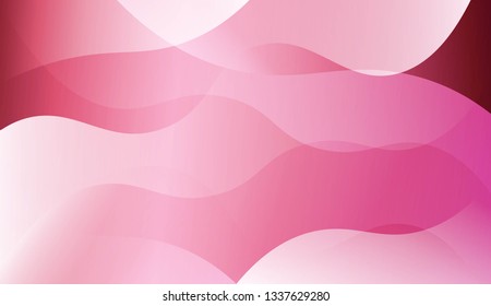 Template Abstract Background With Curves Lines. For Flyer, Brochure, Booklet And Websites Design Vector Illustration with Color Gradient