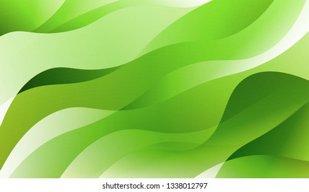 Template Abstract Background With Curves Lines. For Flyer, Brochure, Booklet And Websites Design Vector Illustration with Color Gradient