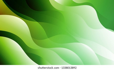 Template Abstract Background With Curves Lines. For Flyer, Brochure, Booklet And Websites Design Vector Illustration with Color Gradient
