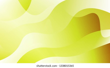 Template Abstract Background With Curves Lines. For Flyer, Brochure, Booklet And Websites Design Vector Illustration with Color Gradient