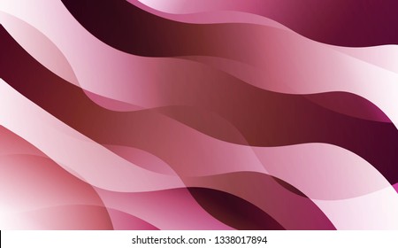 Template Abstract Background With Curves Lines. For Flyer, Brochure, Booklet And Websites Design Vector Illustration with Color Gradient