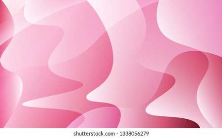 Template Abstract Background With Curves Lines. For Flyer, Brochure, Booklet And Websites Design Vector Illustration with Color Gradient