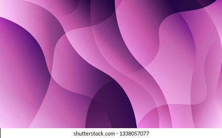 Template Abstract Background With Curves Lines. For Flyer, Brochure, Booklet And Websites Design Vector Illustration with Color Gradient