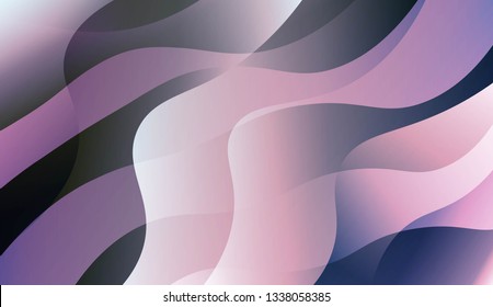 Template Abstract Background With Curves Lines. For Flyer, Brochure, Booklet And Websites Design Vector Illustration with Color Gradient