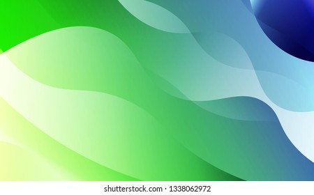 Template Abstract Background With Curves Lines. Design For Cover Page, Poster, Banner Of Websites. Vector Illustration.