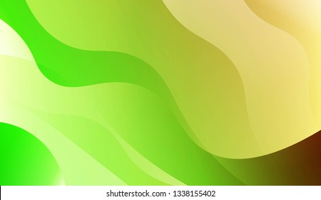 Template Abstract Background With Curves Lines. Design For Cover Page, Poster, Banner Of Websites. Vector Illustration.