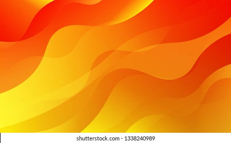 Template Abstract Background With Curves Lines. For Flyer, Brochure, Booklet And Websites Design Vector Illustration with Color Gradient