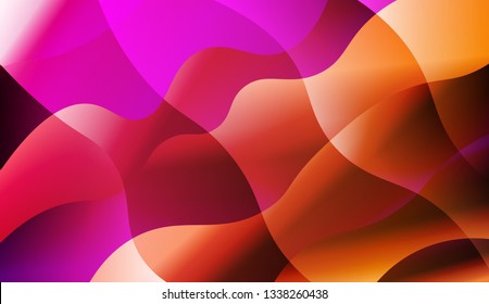 Template Abstract Background With Curves Lines. For Template Cell Phone Backgrounds. Vector Illustration with Color Gradient.