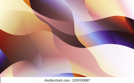 Template Abstract Background With Curves Lines. For Design, Presentation, Business. Vector Illustration