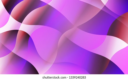 Template Abstract Background With Curves Lines. For Design, Presentation, Business. Vector Illustration