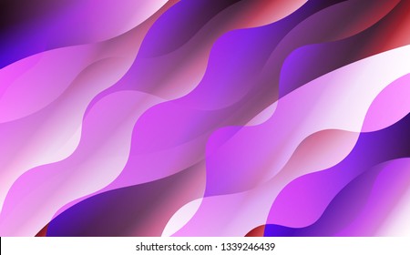 Template Abstract Background With Curves Lines. For Your Design Wallpaper, Presentation, Banner, Flyer, Cover Page, Landing Page. Vector Illustration with Color Gradient