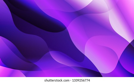 Template Abstract Background With Curves Lines. For Template Cell Phone Backgrounds. Vector Illustration with Color Gradient.