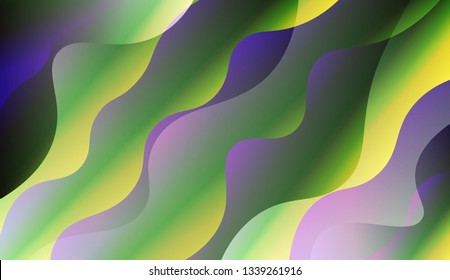 Template Abstract Background With Curves Lines. For Design, Presentation, Business. Vector Illustration
