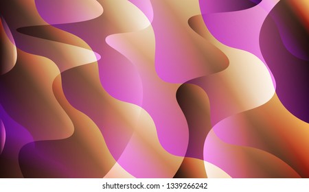 Template Abstract Background With Curves Lines. For Design, Presentation, Business. Vector Illustration