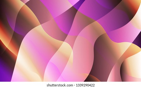 Template Abstract Background With Curves Lines. For Design, Presentation, Business. Vector Illustration