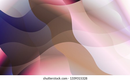 Template Abstract Background With Curves Lines. For Your Design Wallpaper, Presentation, Banner, Flyer, Cover Page, Landing Page. Vector Illustration with Color Gradient