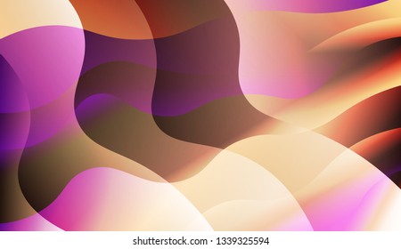 Template Abstract Background With Curves Lines. For Design, Presentation, Business. Vector Illustration