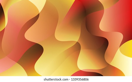 Template Abstract Background With Curves Lines. For Design, Presentation, Business. Vector Illustration