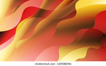 Template Abstract Background With Curves Lines. For Your Design Wallpaper, Presentation, Banner, Flyer, Cover Page, Landing Page. Vector Illustration with Color Gradient