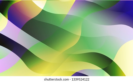Template Abstract Background With Curves Lines. For Design, Presentation, Business. Vector Illustration