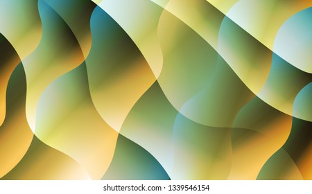 Template Abstract Background With Curves Lines. For Design, Presentation, Business. Vector Illustration
