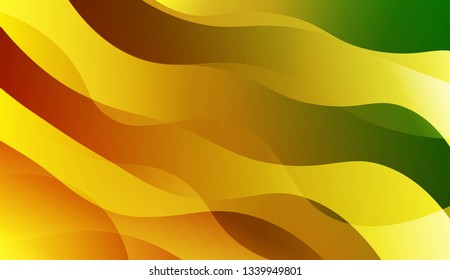 Template Abstract Background With Curves Lines. For Flyer, Brochure, Booklet And Websites Design Vector Illustration with Color Gradient