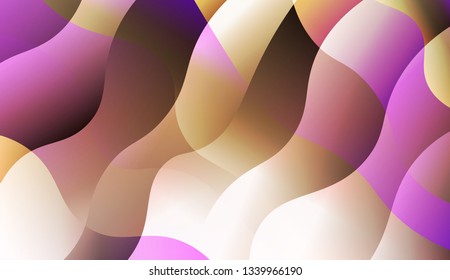 Template Abstract Background With Curves Lines. For Template Cell Phone Backgrounds. Vector Illustration with Color Gradient.