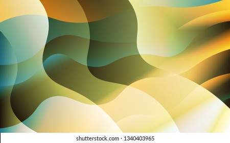Template Abstract Background With Curves Lines. For Your Design Wallpaper, Presentation, Banner, Flyer, Cover Page, Landing Page. Vector Illustration with Color Gradient