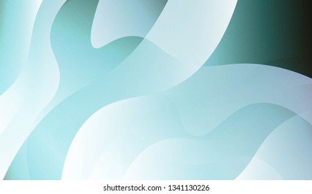Template Abstract Background With Curves Lines. Design For Cover Page, Poster, Banner Of Websites. Vector Illustration.