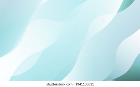 Template Abstract Background With Curves Lines. Design For Cover Page, Poster, Banner Of Websites. Vector Illustration.