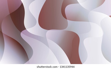 Template Abstract Background With Curves Lines. Design For Cover Page, Poster, Banner Of Websites. Vector Illustration.