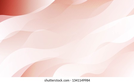 Template Abstract Background With Curves Lines. Design For Cover Page, Poster, Banner Of Websites. Vector Illustration.