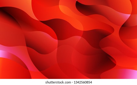 Template Abstract Background With Curves Lines. For Template Cell Phone Backgrounds. Vector Illustration with Color Gradient.