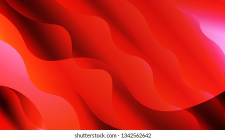 Template Abstract Background With Curves Lines. For Template Cell Phone Backgrounds. Vector Illustration with Color Gradient.