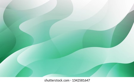 Template Abstract Background With Curves Lines. Design For Cover Page, Poster, Banner Of Websites. Vector Illustration.