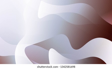 Template Abstract Background With Curves Lines. Design For Cover Page, Poster, Banner Of Websites. Vector Illustration.
