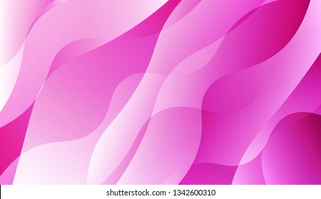 Template Abstract Background With Curves Lines. Design For Cover Page, Poster, Banner Of Websites. Vector Illustration.