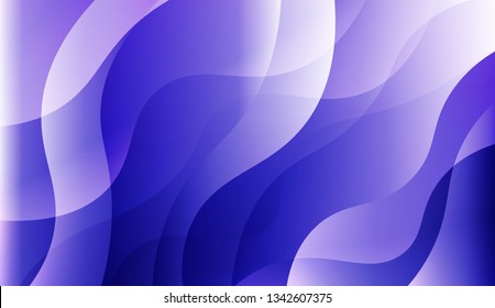 Template Abstract Background With Curves Lines. Design For Cover Page, Poster, Banner Of Websites. Vector Illustration.