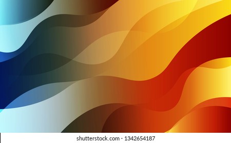 Template Abstract Background With Curves Lines. Design For Cover Page, Poster, Banner Of Websites. Vector Illustration.