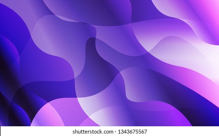 Template Abstract Background With Curves Lines. For Template Cell Phone Backgrounds. Vector Illustration with Color Gradient.