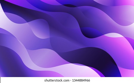 Template Abstract Background With Curves Lines. For Template Cell Phone Backgrounds. Vector Illustration with Color Gradient.