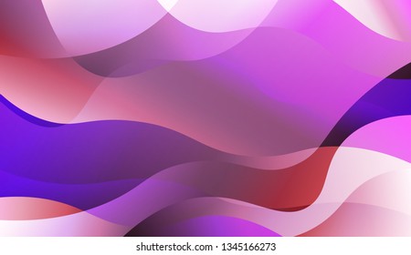Template Abstract Background With Curves Lines. For Design, Presentation, Business. Vector Illustration