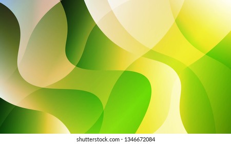 Template Abstract Background With Curves Lines. For Flyer, Brochure, Booklet And Websites Design Vector Illustration with Color Gradient