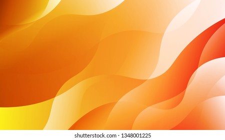 Template Abstract Background With Curves Lines. For Flyer, Brochure, Booklet And Websites Design Vector Illustration with Color Gradient