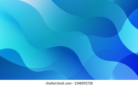 Template Abstract Background With Curves Lines. For Business Presentation Wallpaper, Flyer, Cover. Vector Illustration with Color Gradient