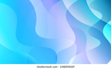 Template Abstract Background With Curves Lines. For Business Presentation Wallpaper, Flyer, Cover. Vector Illustration with Color Gradient