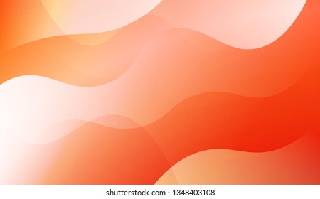 Template Abstract Background With Curves Lines. For Business Presentation Wallpaper, Flyer, Cover. Vector Illustration with Color Gradient