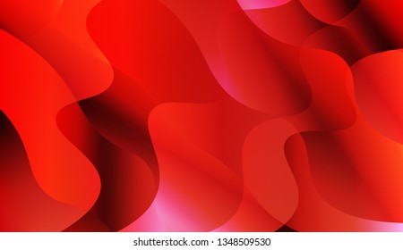 Template Abstract Background With Curves Lines. For Template Cell Phone Backgrounds. Vector Illustration with Color Gradient.